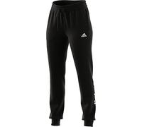 Adidas Essentials Slim Tapered Cuffed, Pantaloni della Tuta Donna, Nero Bianco, XS