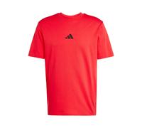 Adidas - Essentials Small Logo Single Jersey T-Shirt - - Sport - Uomo - Rosso - S
