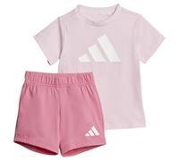 adidas ESSENTIALS T-SHIRT SET, Tuta Unisex - Bimbi 0-24, clear pink/white,