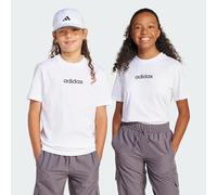 adidas Linear Maglietta Bambini in bianco