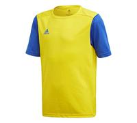 adidas Estro 19 Jersey Maglietta, Yellow/Boblue, 9-10 anni Unisex - Bambini e ragazzi