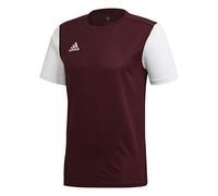 Adidas Estro 19, Maglia Maniche Corte Uomo, Maroon/White, L