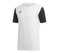 T-shirt adidas Estro 19 manica corta bianco nero - L