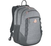 adidas Excelerator Zaino con custodia per computer portatile, borsa sportiva per uomo e donna, Twill grigio/oro rosa, Taglia unica