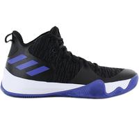 Adidas Explosive Flash Uomo Sneakers Nere B43615 Sport Basket Scarpe NUOVE