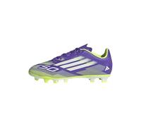 adidas F50 Club FG/MG J, Scarpe da Calcio, Purple Rush/Cloud White/Lucid Lemon, 36 2/3 EU