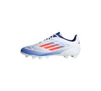 adidas F50 Club Football Boots Flexible Ground, Scarpe da Calcio Unisex-Adulto, Cloud White/Solar Red/Lucid Blue, 45 1/3 EU