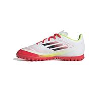 adidas F50 Club Football Boots Turf Kids, Scarpe da Calcio, Cloud White/Core Black/Solar Yellow, 21 EU