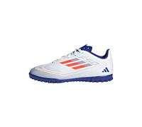 adidas F50 Club Football Boots Turf, Scarpe da Calcio, Cloud White/Solar Red/Lucid Blue, 31 EU