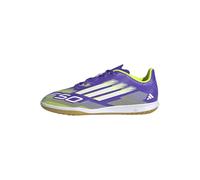 adidas F50 Club Indoor Football Boots Kids, Scarpe da Calcio Unisex-Bambini, Purple Rush/Cloud White/Lucid Lemon, 32 EU