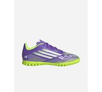 adidas F50 Club Turf Football Boots Kids, Scarpe da Calcio Unisex-Bambini, Purple Rush/Cloud White/Lucid Lemon, 34 EU