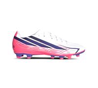 adidas Unisex - Adulto F50 Hyperfast Club Firm Ground/Multi Ground Football Boots Shoes, Ftwr White/Solar Purple/Solar Turbo, 40 EU