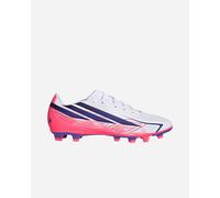Adidas F50 Hyperfast Club Fg/mg Football Boots Bianco EU 42
