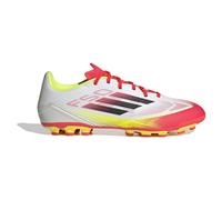 Scarpe da calcio F50 League Artificial Grass Cloud White / Core Black / Solar Yellow 44 2/3