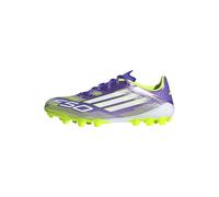 adidas F50 League Artificial Ground Football Boots, Scarpe da Calcio Unisex-Adulto, Purple Rush/Cloud White/Lucid Lemon, 36 2/3 EU