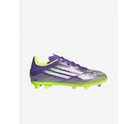 Scarpe F50 League Firm/Multi-Ground per bambini Purple Rush / Cloud White / Lucid Lemon 32