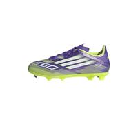 adidas F50 League Firm Multi Ground Football Boots Kids, Scarpe da Calcio Unisex-Bambini, Purple Rush/Cloud White/Lucid Lemon, 36 2/3 EU