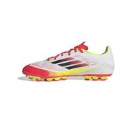 adidas F50 League Football Boots Artificial Ground, Scarpe da Calcio Unisex-Adulto, Cloud White/Core Black/Solar Yellow, 46 EU