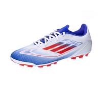 adidas F50 League Football Boots Artificial Ground, Scarpe da Calcio Unisex-Adulto, Cloud White/Solar Red/Lucid Blue, 42 EU