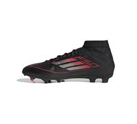adidas F50 League Football Boots FG/MG, Scarpe da Calcio Unisex-Adulto, Core Black/Iron Met./Lucid Red, 48 2/3 EU