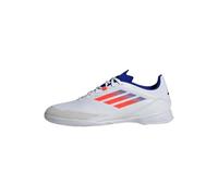 adidas F50 League Football Boots Indoor, Scarpe da Calcio Unisex-Adulto, Cloud White/Solar Red/Lucid Blue, 44 EU