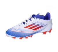 adidas F50 League Football Boots Multi Ground, Scarpe da Calcio Unisex-Adulto, Cloud White/Solar Red/Lucid Blue, 46 EU