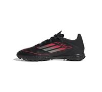 adidas F50 League Football Boots Turf, Scarpe da Calcio Unisex-Adulto, Core Black/Iron Metallic/Lucid Red, 46 2/3 EU