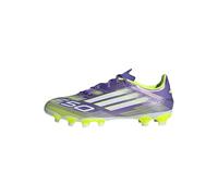 adidas F50 League Multi Ground Football Boots, Scarpe da Calcio Unisex-Adulto, Purple Rush/Ftwr White/Lucid Lemon, 41 1/3 EU