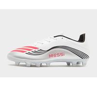 adidas F50 Messi Club Firm Multi Ground Football Boots, Scarpe da Calcio Unisex-Adulto, Cloud White/Lucid Red/Silver Metallic, 42 EU
