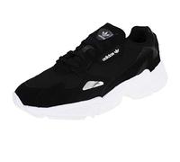 Adidas Falcon W Sneaker, Donna, Multicolore (Black Cblack/Cblack/Ftwwht), 38 2/3 EU (5.5 UK)