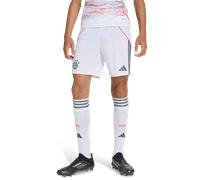 Adidas Fc Bayern 25/26 Away Shorts unisex Pantaloncini - Bianco - Poly Mesh - Foot Locker White 123 - 129 CM