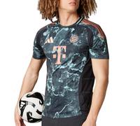 adidas FC Bayern - Maglia da calcio da uomo, 24/25, colore: Nero/Blu, Nero , L