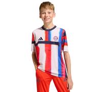 adidas FC Bayern 25/26 Pre-Match Jr - maglia calcio - bambino 9-10A White/Red/Blue junior Aeroready,Recycled Polyester