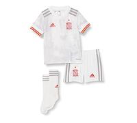 adidas Fef A Ini, Set da Calcio Unisex Bambini, Top:White/Light Onix Bottom:White, 2-3Y