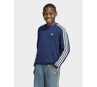 adidas Felpa 3-STRIPES LOOSE CREW - Blu, blu 11-12Y