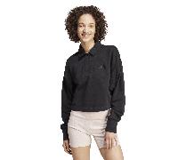 Adidas Felpa All Szn French Terry Polo Nera da Donna L Nero