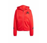 ADIDAS Felpa con cappuccio da donna ZNE rosso | M