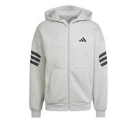 adidas Felpa con Cappuccio da Uomo e Adulto, con Scritta Future Icons, a Tre Strisce, con Cerniera, Taglia 2XL