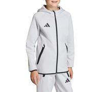 Adidas - Felpa con Cappuccio e Zip da Ragazzi Tiro Travel, Grigio Codice KF60...
