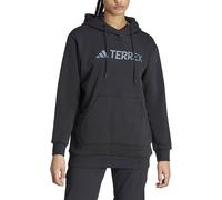 adidas Donna Terrex Multi Large Logo Hoodie, Black, L