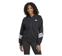 Adidas Felpa con cappuccio Future Icons 3-Stripes Full-Zip Nera da Donna M Nero