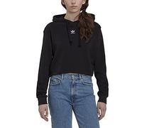adidas Felpa da Donna con Cappuccio Adicolor Essentials Crop French Terry Nero Taglia 40 (S) Codice HM1832