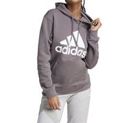 adidas Donna Essentials Big Logo Regular Fleece Hoodie, Charcoal, XS