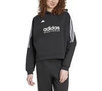 Adidas Felpa da Donna con Cappuccio Tiro Cut 3-Stripes Nera Taglia S Cod IX3780