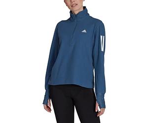 adidas Felpa da Donna Own The Run Running con Zip 1/2, Wonste, S