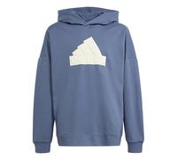 Adidas Felpa da Ragazza con Cappuccio Future Icons Logo Blu Blu