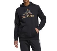 Adidas Felpa da Uomo con Cappuccio Camo Graphic Nera Taglia L Codice IW2678 Nero