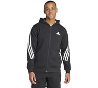 ADIDAS SPORTSWEAR Giacca di felpa sportiva 'Future Icons' nero / bianco, Taglia XL
