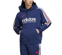 Adidas Felpa da Uomo con Cappuccio House Of Tiro Nations Pack Blu Codice IY45...