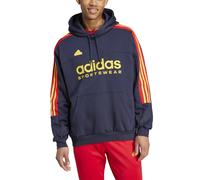 Adidas Felpa da Uomo con Cappuccio House Of Tiro Nations Pack Blu Taglia S Codice IY4531 Blu